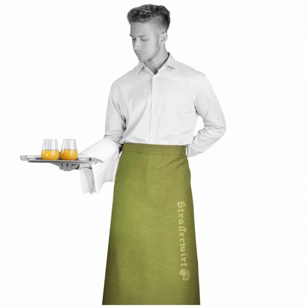 Waiter's apron Bala primavera without bib with logo embroidery