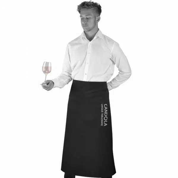 waiters apron without bib with logo embroidery Candol