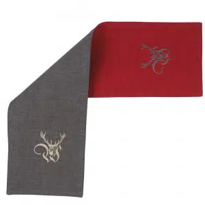 table runner with logo embroidery
