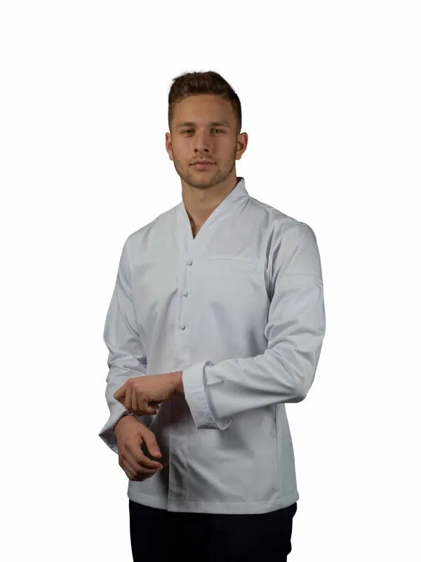 Asian White Candola Chef chef jacket
