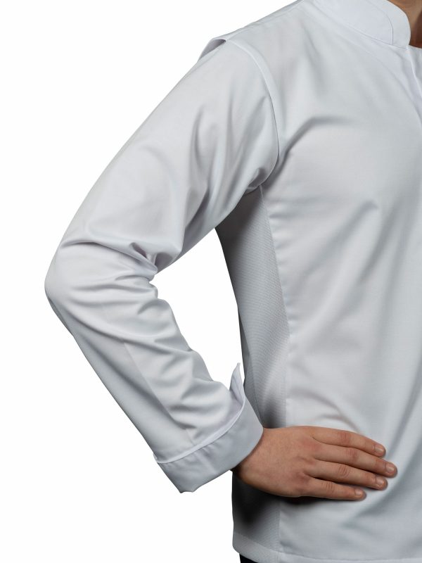 French White Candola Chef chef jacket