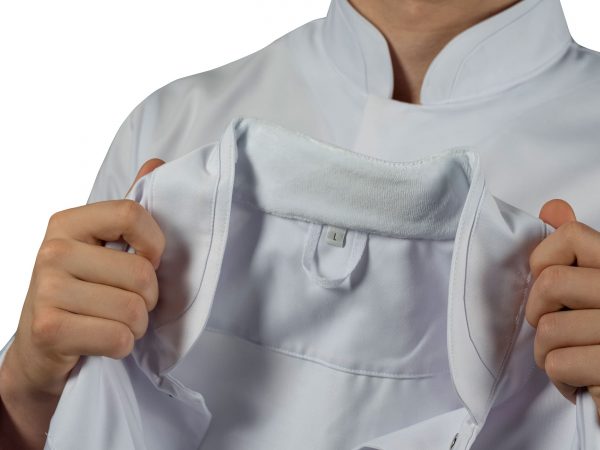 French White Candola Chef chef jacket