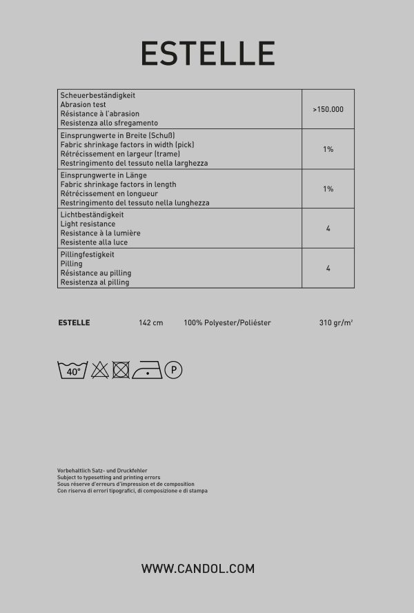 Datenblatt Estelle