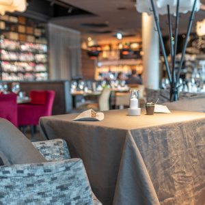 Naturelinen fango and table lamp Concrete