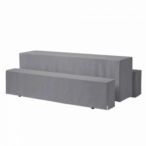 Beer table and bench cover set long