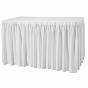 Buffetschürze/Skirting Plisseefalte
